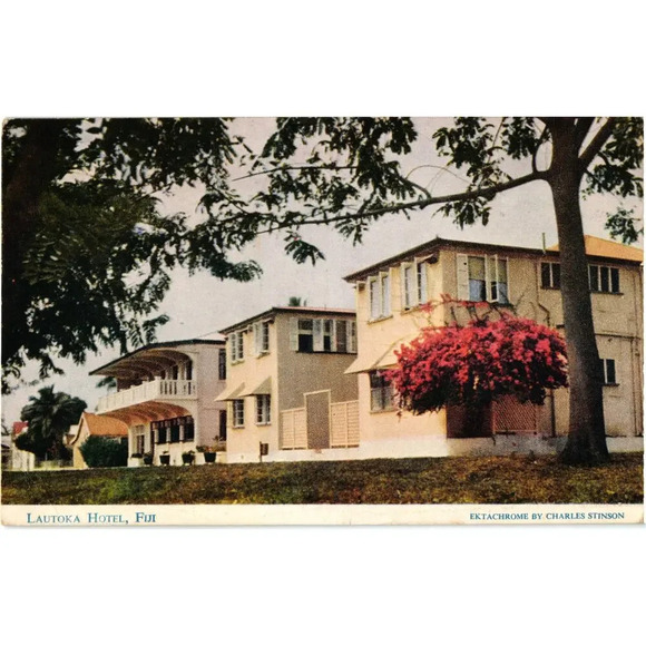 American Vintage Other - Lautoka Hotel, Fiji Ektachrome by Charles Stinson Postcard